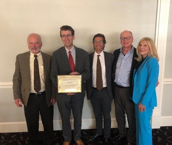 Dr. Crain, State Senator Lesser, Dr. Klein, Dr. Cohen, and Linda Kowalski, RSC Executive Director - award presentation on June 11, 2019